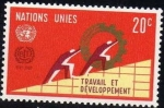 Stamps ONU -  ONU NEW YORK 1969 200 Sello Nuevo ** Trabajo y Desarrollo 20c