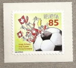 Stamps Switzerland -  Campeonato fútbol