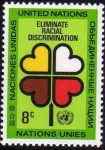 Stamps ONU -  ONU NEW YORK 1971 220 Sello Nuevo ** No a la Discriminacion Racial 8c