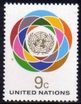 Stamps America - ONU -  ONU NEW YORK 1976 269 Sello Nuevo ** Anagrama 9c