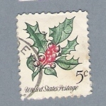 Stamps United States -  Planta de Navidad
