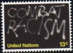 Sellos de America - ONU -  ONU NEW YORK 1977 287 Sello Nuevo ** Combatir el Racismo 13c