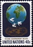 Stamps ONU -  ONU NEW YORK 1982 370 Sello Nuevo ** Segundo Decenio para el Desarme 40c