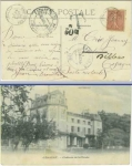Sellos de Europa - Francia -  S.Postal de Francia a Santander en 1905 y reexpedida a Bilbao con marcas de Tasa