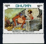 Stamps Bhutan -  El libro de la selva