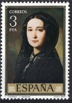 Stamps Spain -  2431 Federico Madrazo. Carolina Coronada.