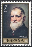 Stamps Spain -  2434 Federico Madrazo. Manuel Rivadeneyra.