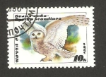 Stamps : Europe : Russia :  búho nival