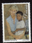 Stamps Uruguay -  Princesa Diana