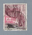 Stamps Spain -  Cudillero (repetido)
