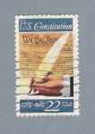 Stamps United States -  Constitución