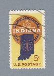 Stamps : America : United_States :  Indiana