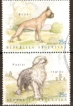 Stamps : America : Argentina :  PERROS