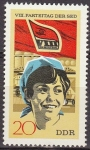 Stamps Germany -  Alemania DDR 1971 Scott 1303 Sello Nuevo Congreso Socialista Granja Campo 20pf Allemagne Duitsland G