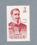Stamps : America : Chile :  Pedro de Valdivia