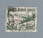 Stamps : America : Chile :  Correo aéreo Chile
