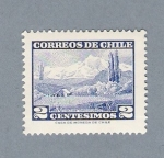Stamps Chile -  Volcán