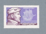 Stamps Chile -  450 Aniversario descubrimiento Estrecho de Magallanes