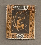 Stamps Germany -  Minero del Sarre