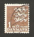 Stamps Denmark -  tres leones
