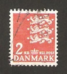 Stamps : Europe : Denmark :  tres leones