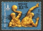 Stamps Russia -  Olimpiadas en Moscú 80, water polo