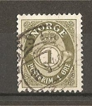 Stamps Norway -  Cifra y Corneta Postal.