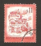 Stamps : Europe : Austria :  Vista de Enns