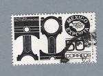 Stamps : America : Mexico :  Partes Automotrices