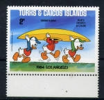 Stamps Europe - Turks and Caicos Islands -  Olimpiadas de Los Angeles