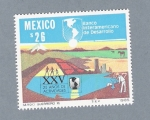 Stamps : America : Mexico :  Banco Interamericano de Desarrollo