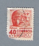 Stamps : America : Mexico :  Tabasco Arqueología