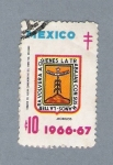 Stamps : America : Mexico :  La tierra volvera a quien las trabaje con la manos