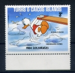 Stamps Europe - Turks and Caicos Islands -  Olimpiadas de Los Angeles
