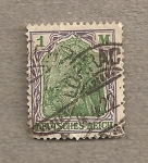 Stamps Germany -  Alegoría Germania