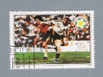 Stamps America - Belize -  Mundial de Futbol. Australia- Chile