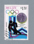 Stamps : America : Belize :  Olimpiadas 1980