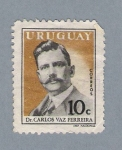 Stamps Uruguay -  Dr. Carlos Vaz Ferreira
