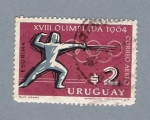 Sellos de America - Uruguay -  Olimpiadas 1964