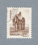 Stamps Uruguay -  El Matrero Blanes