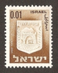 Stamps Israel -  emblemas de ciudades