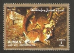 Stamps United Arab Emirates -  ajman, fauna
