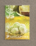 Stamps Singapore -  Postres