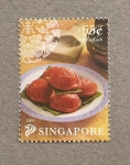 Stamps Singapore -  Postres
