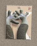 Stamps Singapore -  Escultura