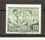 Stamps : Europe : Germany :  45 Aniversario del dia de la Mujer.