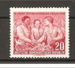 Stamps : Europe : Germany :  45 Aniversario del dia de la Mujer.