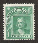 Stamps Chile -  COLON NUEVO DISEÑO - SERIE DE PESO BRONCE