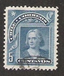 Stamps America - Chile -  COLON NUEVO DISEÑO - SERIE DE PESO BRONCE