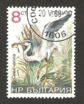 Stamps Bulgaria -  ave, ardea cinerea